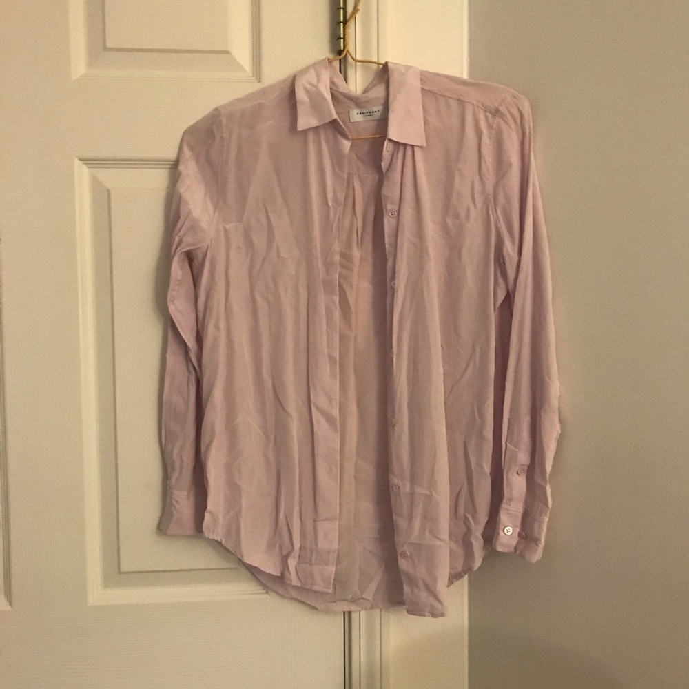 Equipment Pink Shirt